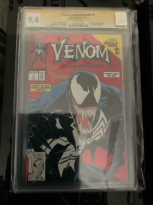 Venom: Lethal Protector #1 Cgc 9.4 Ss Todd Mcfarlane Signed Cgc • $150