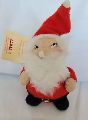 KAMAR SANTA Hanging Plush 4  Vintage Ornament Decoration With Original Tag • $14