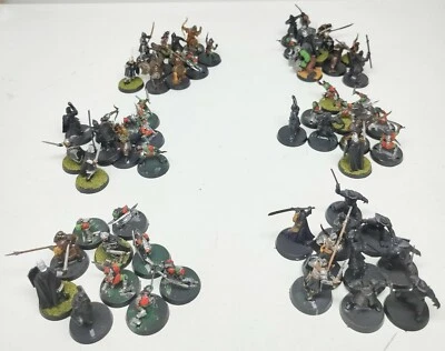 £14.97 • Buy 10 X Lord Of The Rings Warhammer Plastic Figures Mixed Vintage 1992 - 2003 Lotr