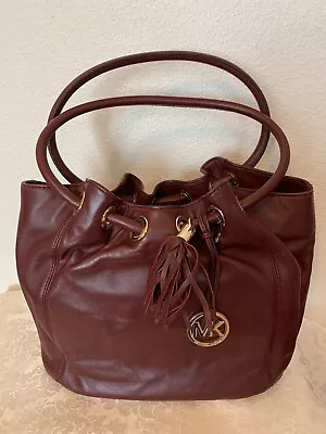 💯% Authentic NEW Michael Kors Ring Tote Genuine Leather Cinnabar • $115