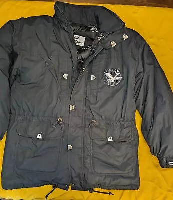 Triple F.A.T. Goose Down Puffer Coat Black Jacket Mens Medium • $99