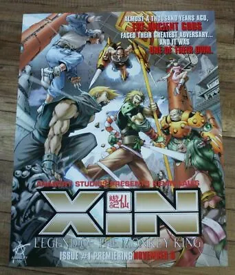 Xin Legend Of Monkey King #1 2002 Kevin Lau Faerber Anarchy PROMO Poster VF • $29.99