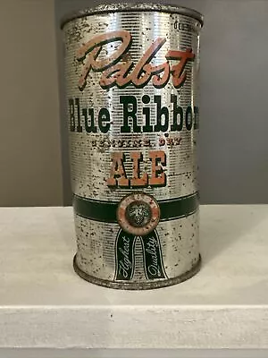 HOLY GRAIL Pabst Blue Ribbon Genuine Dry Ale Flat Top Beer Can Peoria Heights IL • $799