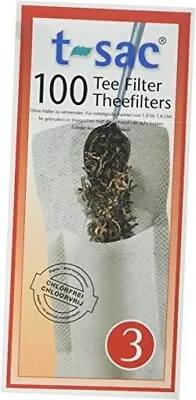 T-Sac Tea Filter Bags Disposable Tea Infuser Number 3-Size 3 To 8-Cup  • $26.87