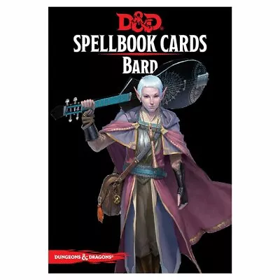 $33.80 • Buy D&D Spellbook Cards Bard