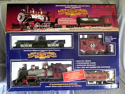 Bachmann Billboard Series VALVOLINE 125 YEARS EXPRESS Electric Train Set IN BOX • $129