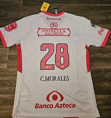 NWT Pirma Monarcas Morelia 2018 Carlos Morales White/Pink Jersey  Size Large L • $75.90