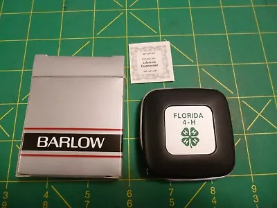 Vintage Florida 4H Club NOS Barlow Tape Measure - Original Paperwork & Box • $1.99