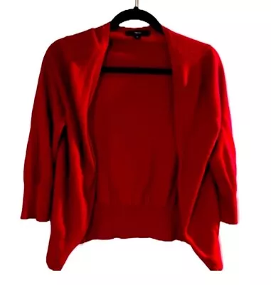 Mossimo Supply Co Size Large Red Drape Cardigan • $7.49