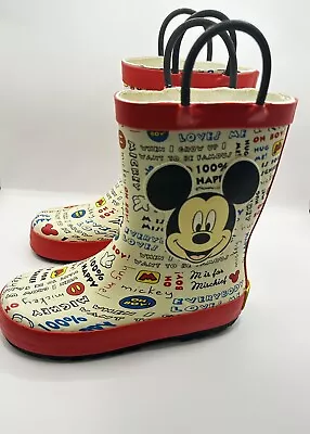 Western Chief Disney Minnie Mouse Toddler Girls Boy Waterproof Rain Boots  9/10 • $24.99