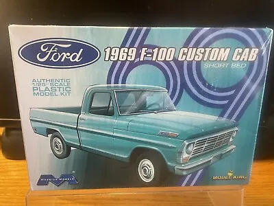 1969 FORD F-100 Custom Cab Short Bed Truck Model    MOEBIUS 1227 Factory Sealed • $33.33