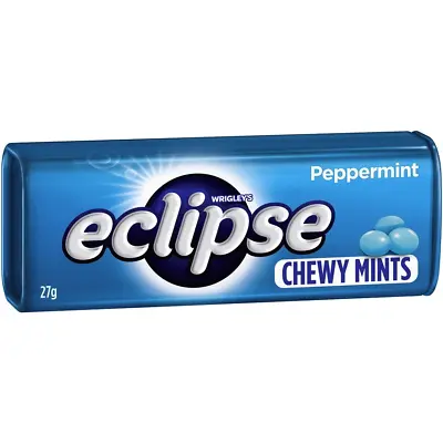 Wrigleys Eclipse Chewy Mints Peppermint Tin 27g X 20 Tins • $25.60