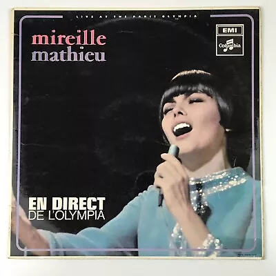 Mireille Mathieu (En Direct) (Live At The Paris Olympia) 1968 Lp Vinyl Record  • $29.36