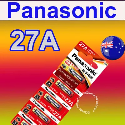Genuine Panasonic 27A12V /A27 Battery Batteries Garage Car Remote Alarm • $5.97