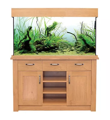 OakStyle Aquarium Fish Tank 230L With Included Oak Cabinet Set - Various Colours • £649.99