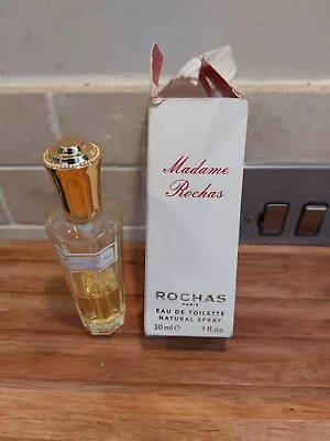 £20 • Buy Vintage Rochas Madame Rochas 30ml Eau De Toilette Spray & Box Small Amount Left 
