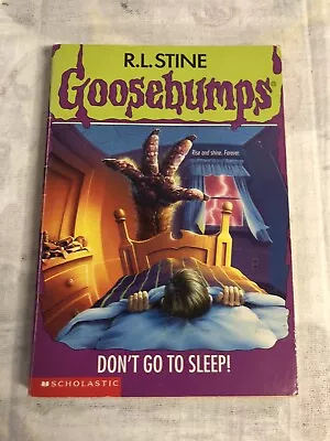 R.L. Stine Goosebumps #54 Don’t Go To Sleep Book Vintage 90’s First Print 1997 • $12