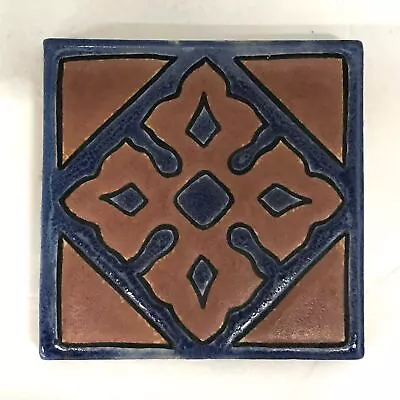 Vintage Decorated Tile American Encaustic Or Mosaic Tile Co. • $50