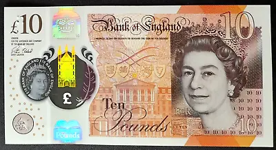 Bank Of England (b415) £10 Polymer Banknotes 2017 First-run*prefix Aa01* Unc X 1 • £94.99