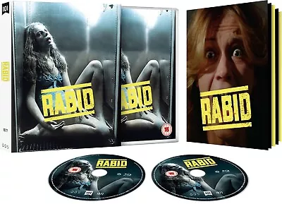 Rabid (BLU-RAY) Marilyn Chambers Limited Edition! BOOKLET! SLIP COVER! ZONE B • $48.98