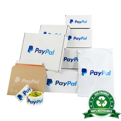 £52 • Buy Paypal Packaging Starter Kit Size L: 60 Cardboard Boxes + Extras 100% Recyclable