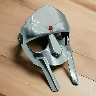  Halloween Medieval Gladiator Face Mask Re-Enactment Adult Custom Crafted Silver • $46.81