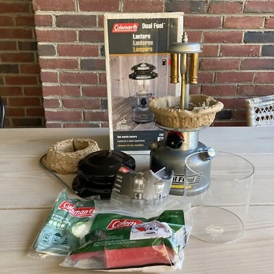 $49.88 • Buy Vintage Coleman Dual Fuel 2 Mantle Lantern Model 285-700T New In Box