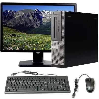 Dell I5 Desktop SSD 512GB 8GB RAM Intel Core 22  LCD Monitor Windows 10 Pro WiFi • $159.99