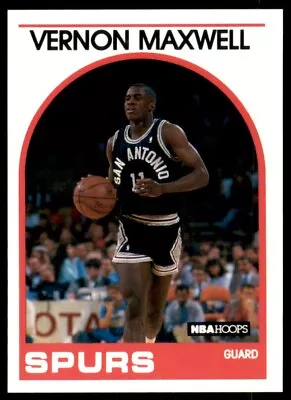 1989-90 Hoops Vernon Maxwell Rookie San Antonio Spurs #271 • $1