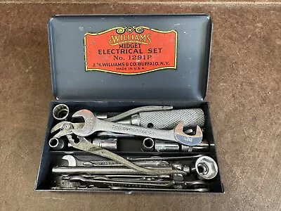 Vintage Williams Midget Electrical Socket/Wrench Set No. 1291P • $45