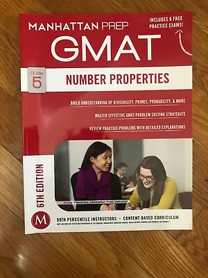 Manhattan Prep GMAT Strategy Guides: Number Properties By Manhattan Prep... • $10