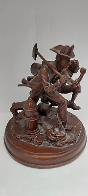 Bronze Statue  Fire  Norman Rockwell • $15