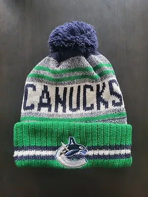 NHL Vancouver Canucks New Era Winter Soft Warm Knit Winter Beanie Pom Pom Hat • $24.99