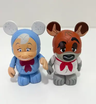 Disney Vinylmation 3 Figures Animation Series 1 Fairy Godmother And Dodger • $14.30