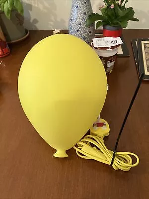 Ikea Dromminge Wall Lamp Yellow Balloon Light Fixture Child’s Bedroom • £25