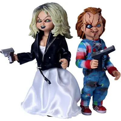 Bride Of Chucky Chucky & Tiffany Clothed 8  Action Figure 2-Pack • $149