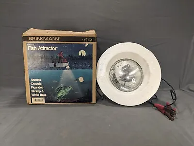 Vintage 1982 Brinkmann Q-Beam Fish Attractor Floating 12 Volt Light Untested EUC • $17.49