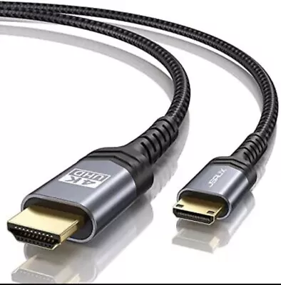 Mini HDMI To HDMI Cable 6FT JSAUX Aluminum Shell Braided High Speed 4K 60Hz H... • $12.49