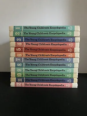 The Young Children’s Encyclopedia Britannica Set 1-12 Vintage 1977 Books • $14.99