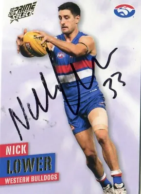 $7.50 • Buy AFL Select 2013 Prime #214 Bulldogs Nick Lower Autographed Card