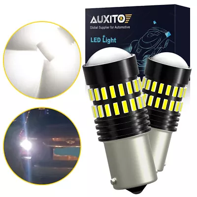 2X Canbus Error Free 1156 P21W Back Up Reverse Light SMD White LED Bulbs Lamp • $11.58