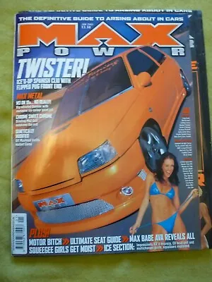 Max Power / Jan 2001 / Twister! Ice'd-up Spanish Clio With Flipped Pug Front End • £8.99