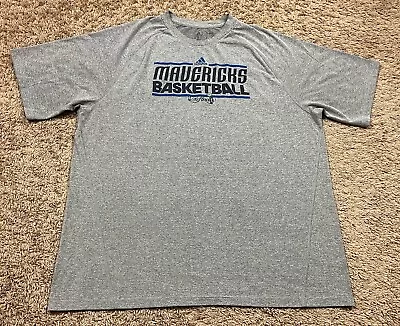 Adidas Climalite Dallas Mavericks Basketball 2011 NBA Finals Men’s 2XL T-Shirt • $16.99