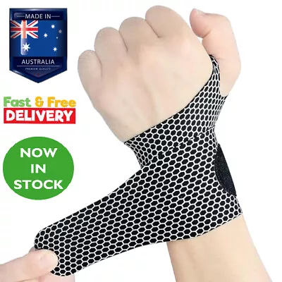 AU Wrist Brace Splint Support Protection Strap Carpel Tunnel CTS RSI Pain Relief • $9.99