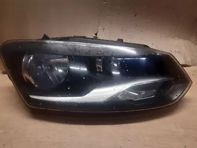 2012 Vw Polo 6r Driver Right Side Halogen Headlight **spares Or Repairs** • $43.58