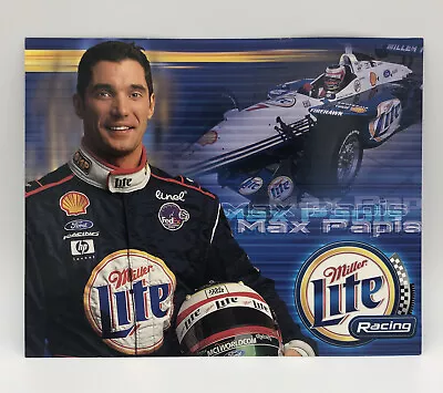 Max Papis 2001 Miller Lite Ford Racing Promotional Picture Card 10  X 8  • $3