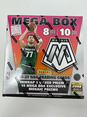 2020-2021 Mosaic Mega Box Walmart Exclusive Blue Reactive Prizm Basketball NBA • $53.53