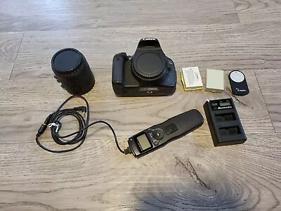 Canon EOS 600D 18.0 MP Digital SLR Camera - Black (Body Only) + ACCESSORIES! • £150