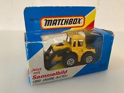 Matchbox No/ 29 Shovel Tractor Sammelbild Germany Boxed • £5