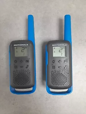 Motorola B6P00810LDRMAW T62 Walkie Talkie - Blue - Pair  • £34.99